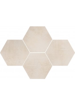 Dlažba Stark Cream Mosaic Hexagon