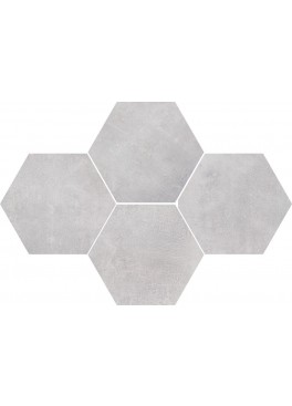 Dlažba Stark White Mosaic Hexagon